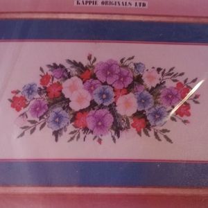 Garden Floral counted crosstitch kit